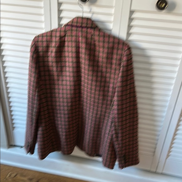 J. Crew Parke Pink, Yellow and Navy wool blazer - Picture 4 of 6
